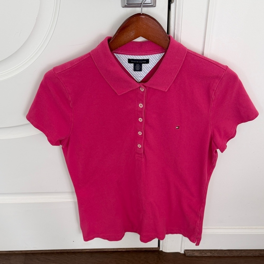Tommy Hilfiger Hot Pink Short Sleeve Polo